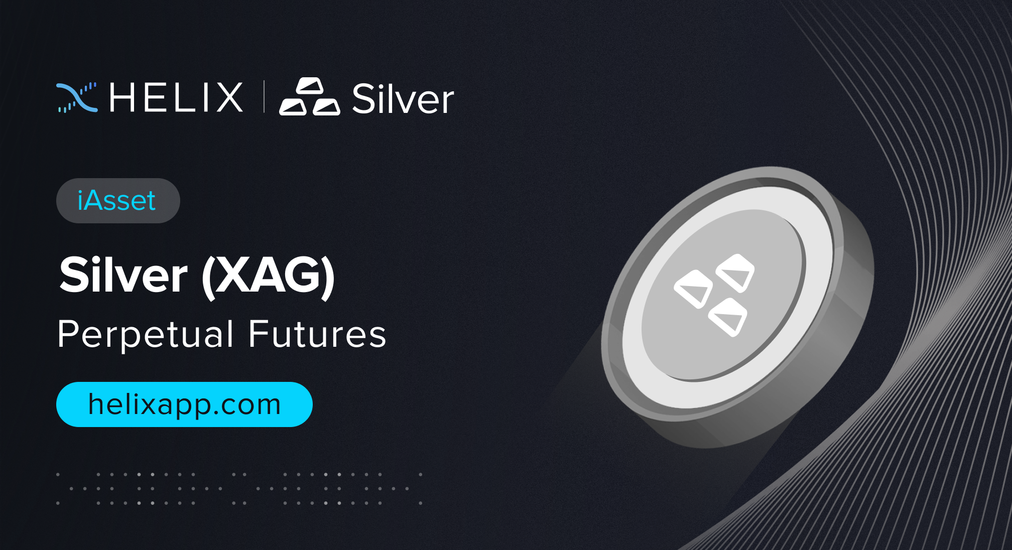 Decentralized Silver iAsset (XAG) Perpetual Futures Listing on Helix